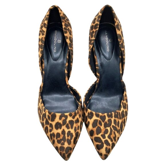 Leopard Print Pumps by Bandolino Womens size 8 M d'Orsay Pointed Toe Heels - Picture 5 of 9